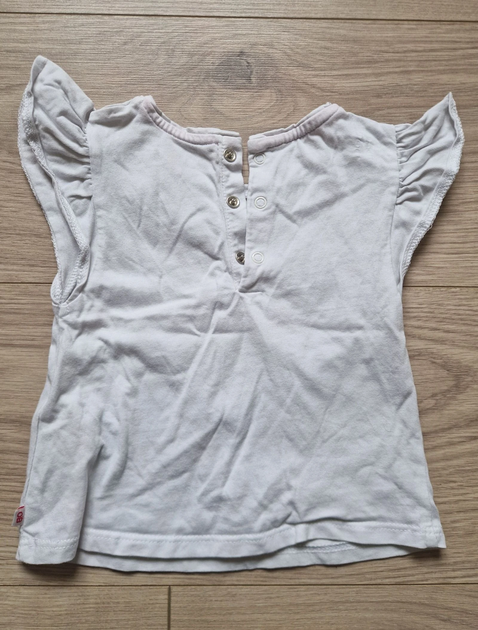 🍓 Camiseta Obaïbi – bebé niña – 12 meses / 74 cm – buen estado – photo 6